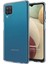 Samsung Galaxy A12 Kılıf Transparent Soft Beyaz 1