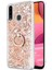 Samsung Galaxy A20S Kılıf Glitter Liquid Holder Gold 1