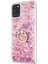 Samsung Galaxy A21S Kılıf Glitter Liquid Holder Pembe 2