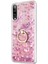 Samsung Galaxy A30S Kılıf Glitter Liquid Holder Pembe 2