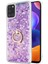 Samsung Galaxy A31 Kılıf Glitter Liquid Holder Mor 1