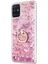 Samsung Galaxy A51 Kılıf Glitter Liquid Holder Pembe 2