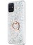 Galaxy A71 Kılıf Glitter Liquid Holder Gümüş 2