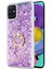 Galaxy A71 Kılıf Glitter Liquid Holder Mor 1
