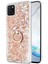 Samsung Galaxy A81 Kılıf Glitter Liquid Holder Gold 1