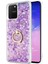 Samsung Galaxy A91 Kılıf Glitter Liquid Holder Mor 1