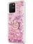 Samsung Galaxy A91 Kılıf Glitter Liquid Holder Pembe 2