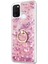 Samsung Galaxy M21 Kılıf Glitter Liquid Holder Pembe 2