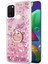 Samsung Galaxy M30S Kılıf Glitter Liquid Holder Pembe 1