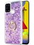 Samsung Galaxy M31 Kılıf Glitter Liquid Holder Mor 1