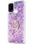 Samsung Galaxy M31 Kılıf Glitter Liquid Holder Mor 2