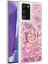 Samsung Galaxy Note 20 Kılıf Glitter Liquid Holder Pembe 1