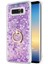 Samsung Galaxy Note 8 Kılıf Glitter Liquid Holder Mor 1