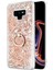 Samsung Galaxy Note 9 Kılıf Glitter Liquid Holder Gold 1