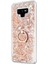 Samsung Galaxy Note 9 Kılıf Glitter Liquid Holder Gold 2