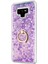 Samsung Galaxy Note 9 Kılıf Glitter Liquid Holder Mor 2