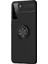 Samsung Galaxy S21 Plus Kılıf Kickstand Ring Holder Siyah 2