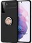 Samsung Galaxy S21 Plus Kılıf Kickstand Ring Holder Siyah - Rose 1