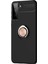 Samsung Galaxy S21 Plus Kılıf Kickstand Ring Holder Siyah - Rose 2