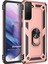 Galaxy S21 Plus Kılıf Military Ring Holder Rose Gold 1