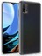 Xiaomi Redmi 9t Kılıf Transparent Soft Beyaz 1