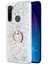 Xiaomi Redmi Note 8 Kılıf Glitter Liquid Holder Gümüş 1
