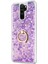 Xiaomi Redmi Note 8 Pro Kılıf Glitter Liquid Holder Mor 2