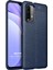Xiaomi Redmi Note 9 4g Kılıf Deri Dokulu Silikon Lacivert 1