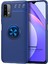 Xiaomi Redmi Note 9 4g Kılıf Kickstand Ring Holder Lacivert 1