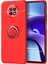 Xiaomi Redmi Note 9t Kılıf Kickstand Ring Holder Kırmızı 1