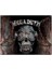 Ahşap Tablo Megadeth Deri Maskeli Kurukafa 1