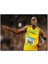 Ahşap Tablo Usain Bolt Jamaika Sprint 2008 Olimpiyat Sporları 1