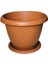 Saksı Yükseklik 16,5 x 14 cm 10'lu Saksı 5 Litre Çiçek Toprağı 1