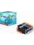 Pixma İX6850 PGI-550XL CLI-551XL Chipli Muadil Kartuş Seti 1
