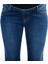 Slim Fit Likralı Hamile Jean Koyu Mavi Pantolon 1014 4