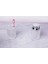 D-S20640 Polar 3 Lü Banyo Takımı Seti Şeffaf Naturel 1