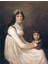 Portrait De Femme Avec Son Enfant Kanvas Tablo 1