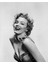 Marilyn Monroe Siyah Beyaz Kanvas Tablo 1
