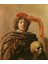 Young Man Holding A Skull Kanvas Tablo 1
