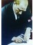 Atatürk İmza Atarken Kanvas Tablo 1