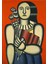 Woman With A Book Kanvas Tablo 1