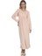 Akala-Dy Pamuklu Uzun Kol Penye Kadın Gecelik 9005 1