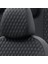 Peugeot 206 1999-2011 Özel Üretim Koltuk Kılıfı Amsterdam Design Deri Siyah 5
