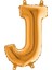 J Harf Folyo Balon Gold 100 cm 1