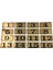 4x8 cm 1 Den 16 Ya Yapışkanlı Altın Sarı 1