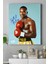 Evander Holyfield Dövüş Kanvas Tablo 21 x 30 cm 1