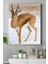Geyik Hayvan Kanvas Tablo 21 x 30 cm 1