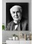 Thomas Edison Bilimsel Kanvas Tablo 21 x 30 cm 1