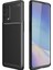 Oppo Reno 5 Pro 5G Kılıf Karbon Korum Silikon+Nano Glass Siyah 1