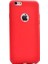 Apple iPhone 6 6s Kılıf Premier Silikon Esnek Silikon Kırmızı 1